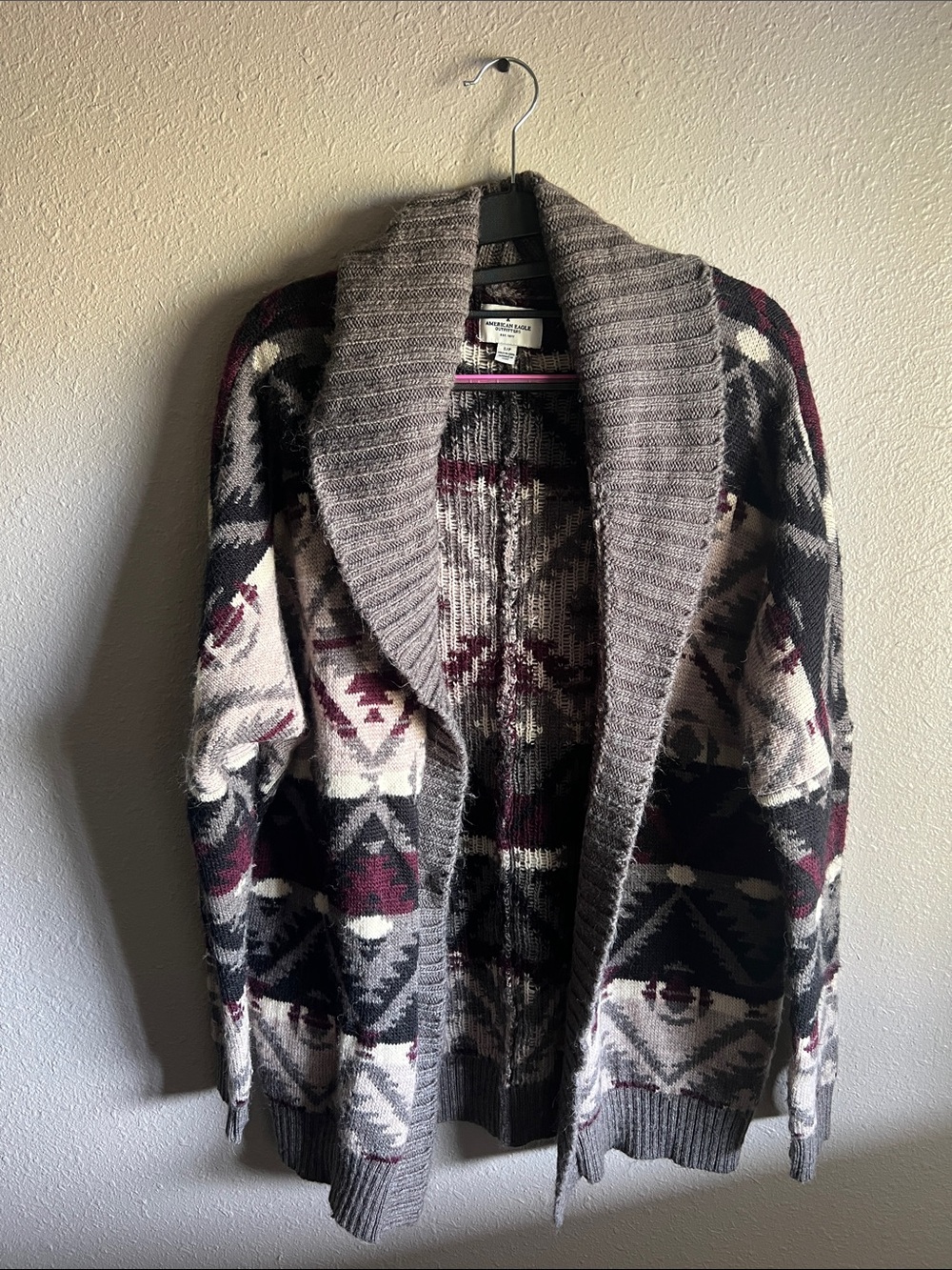 American Eagle Outfitters Shawl-Collar Cardigan